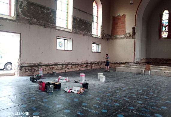 Trockenlegung Kirchenschiff in Baden-Württemberg